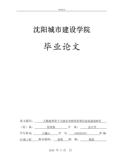 166020303-王健山-[论文]-大数据背景下财务管理信息化建设研究.docx