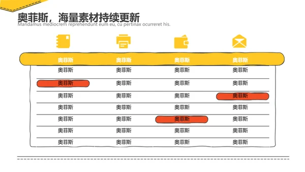 手绘风黄色工作汇报PPT