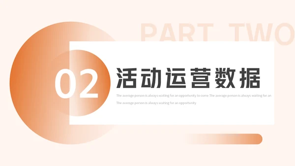 电商运营数据分析动态通用PPT模板