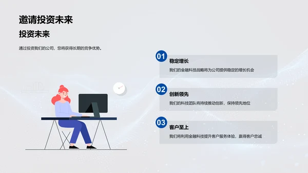 金融科技的未来路径PPT模板
