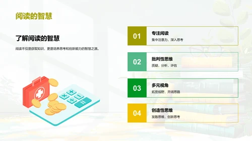 阅读习惯养成报告PPT模板