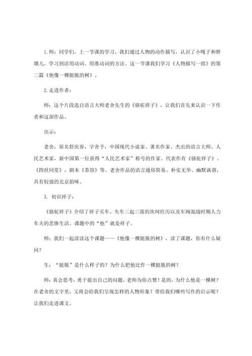 13.《人物描写一组》第二课时  (教案) 