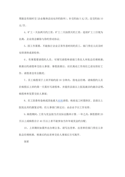 公司管理规章制度范本.docx