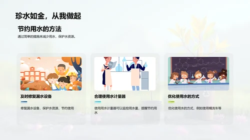 校园环保实践PPT模板