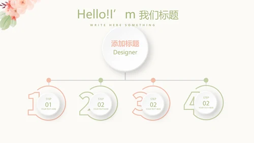 唯美淡雅小清新产品介绍方案策划动态PPT模板