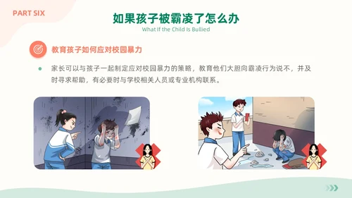 清新简约风大学校园欺凌主题班会拒绝校园霸凌共建和谐校园PPT
