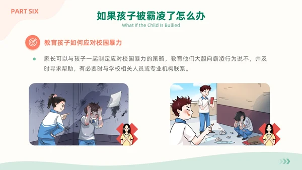 清新简约风大学校园欺凌主题班会拒绝校园霸凌共建和谐校园PPT