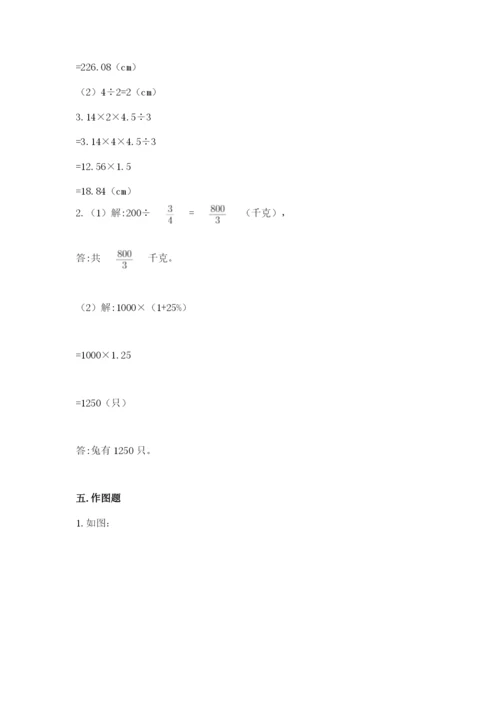北师大版六年级下册数学期末测试卷及答案【新】.docx