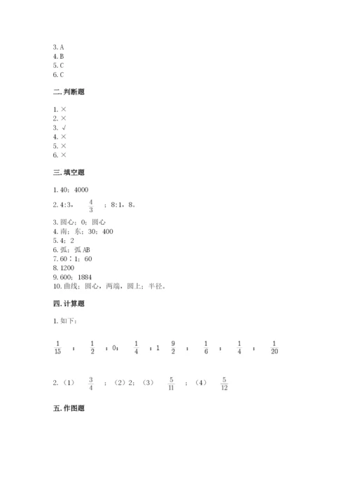 2022年人教版六年级上册数学期末测试卷（综合题）.docx