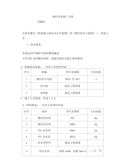 临时用水专项施工方案.docx