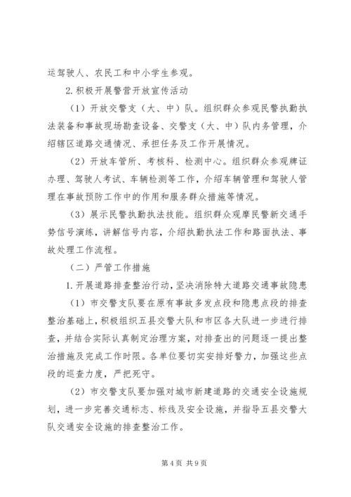 道路交通严管月指导方案.docx