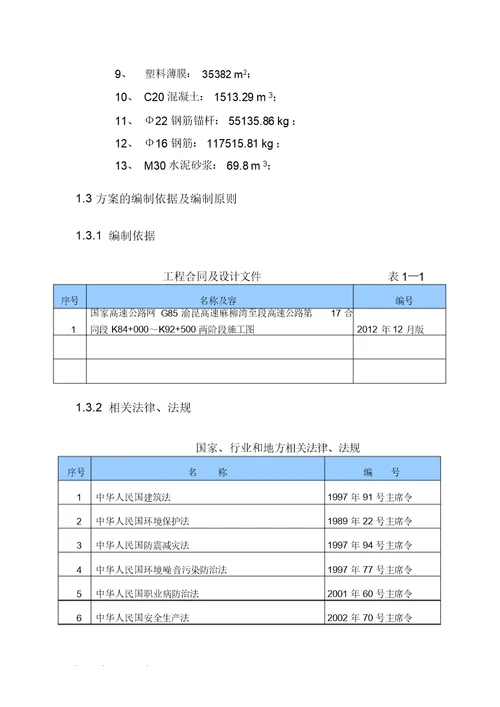 边坡防护安全施工专项方案