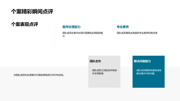 案件处理及团队优化