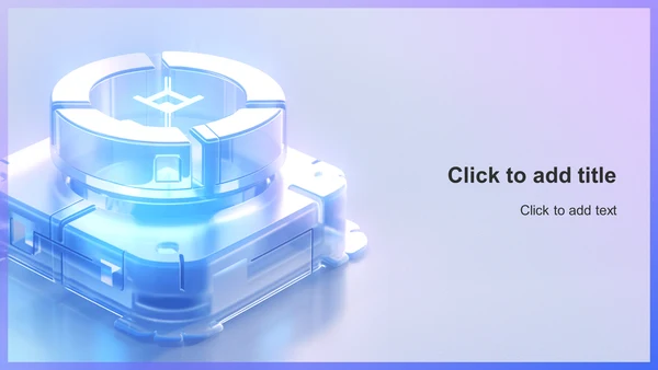 蓝色科技风通用PPT主题