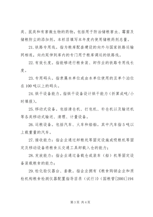 县粮食局仓储设施统计情况汇报材料 (4).docx