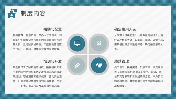 人事管理公司制度培训通用PPT模板