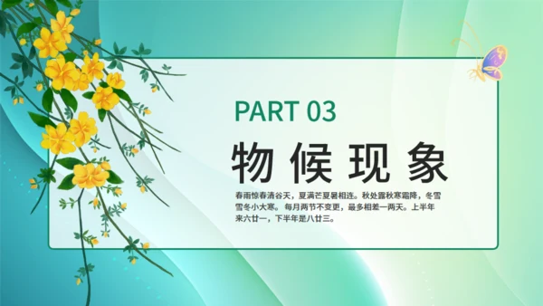 春光杨柳立春嫩绿色通用PPT模板