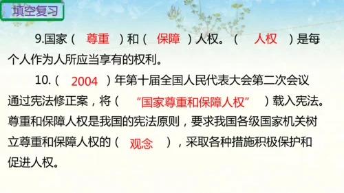 六年级上册道德与法治第二单元我们是公民复习课件