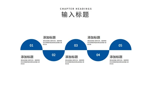 蓝色商务风工作总结汇报PPT模板