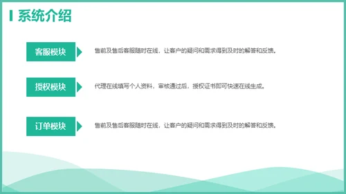 电商软件管理系统通用PPT模板
