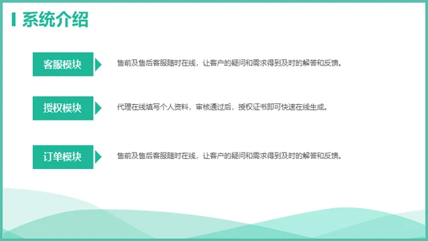 电商软件管理系统通用PPT模板
