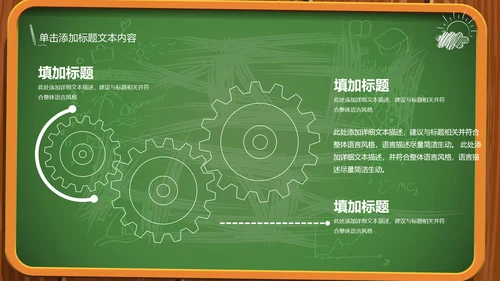 创意黑板教育培训教学设计公开课PPT模板