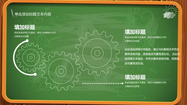 创意黑板教育培训教学设计公开课PPT模板