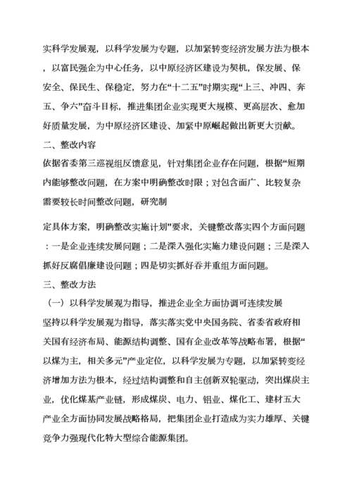 活动专项方案之省委巡视组整改专项方案.docx