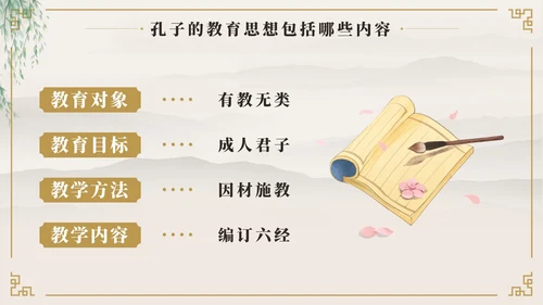 中国风至圣先生孔子中国人物历史介绍PPT模板