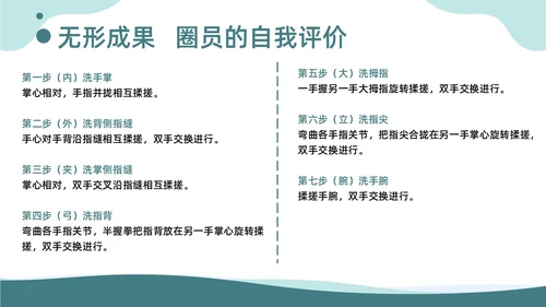 商务风提高手卫生依从性QCC知识培训品管圈医疗质量管理品管圈
