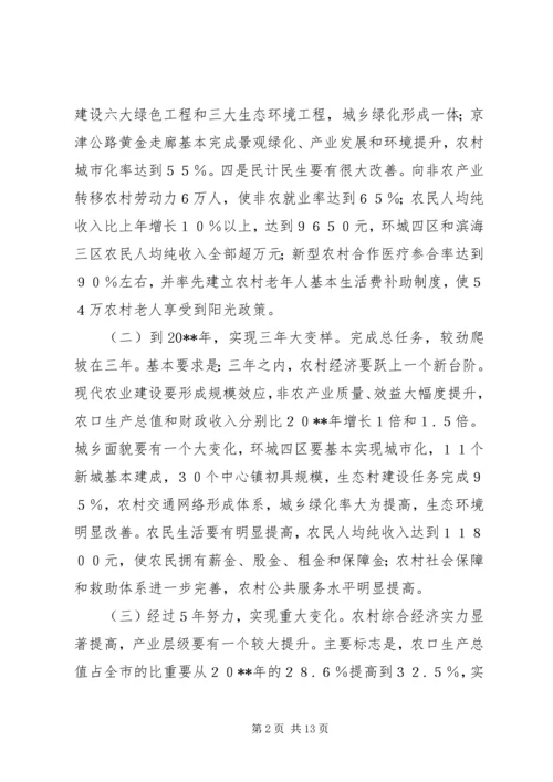农口领导干部会议讲话.docx