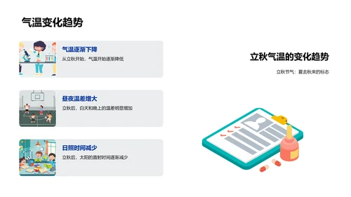 立秋节气与生活PPT模板