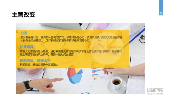 公司企业人事行政部门工作总结PPT模板