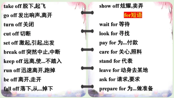 【2023暑假衔接】义务教育英语必背重点短语课件【人教新目标版】