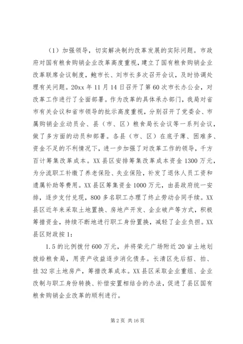 市粮食局工作总结及工作计划 (6).docx