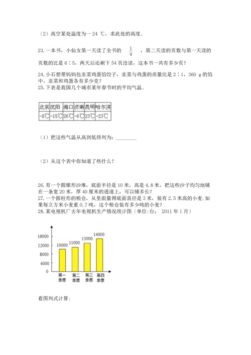 六年级小升初数学应用题50道【考试直接用】.docx