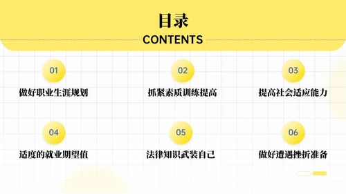 插画风格就业能力课件PPT就业指导