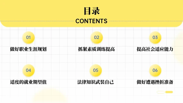 插画风格就业能力课件PPT就业指导