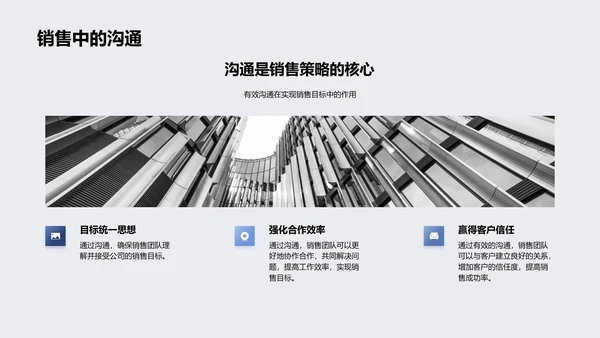 销售沟通策略报告PPT模板