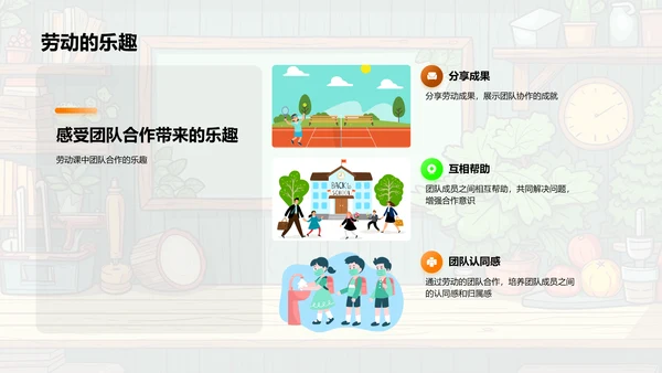 劳动教学实务PPT模板