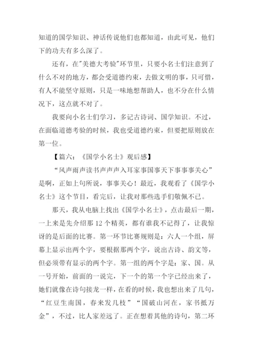 国学小名士观后感.docx