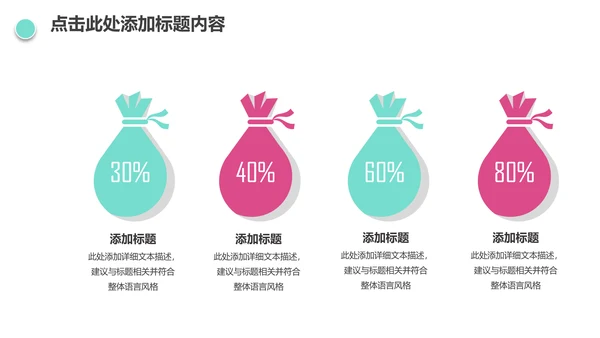 唯美小蛋糕点心美食ppt动态模板