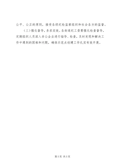 企业纪检工作示范点活动实施意见 (2).docx