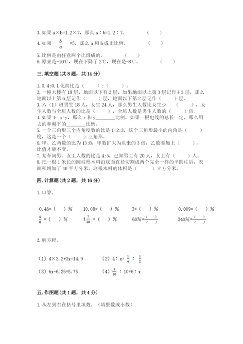 临海市六年级下册数学期末测试卷（易错题）.docx