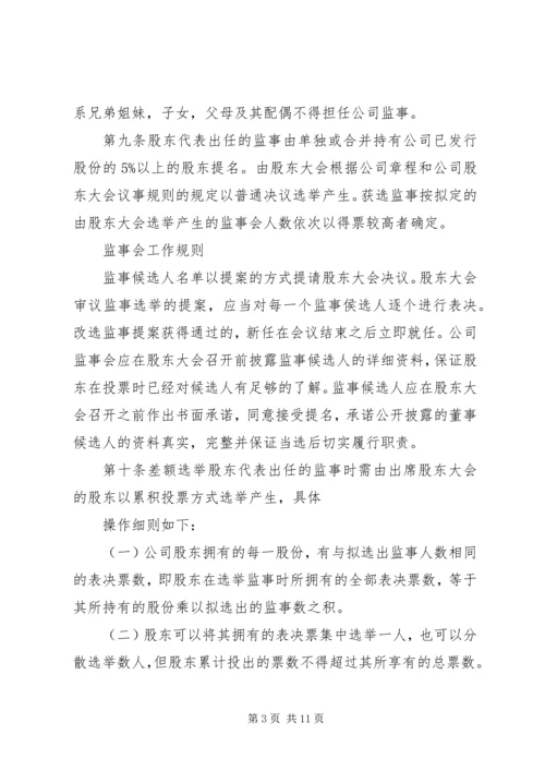 公司监事会工作规则 (2).docx