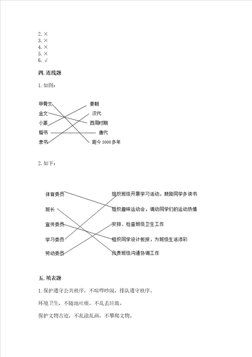 2022部编版五年级上册道德与法治期末测试卷（重点班）