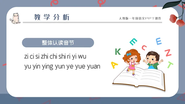 汉语拼音字母的读音PPT模板