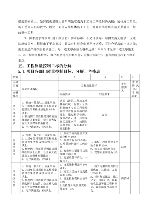 某工程项目质量策划书.docx