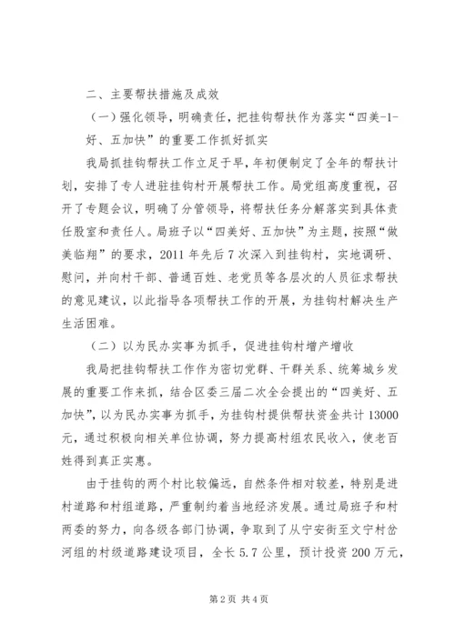 事务局挂钩帮扶工作汇报五篇范文.docx