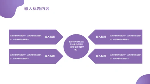 紫色年终工作业绩总结汇报通用PPT模板